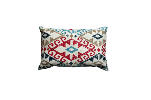 ETHNIC Desen Çift Taraflı Kırlent Modeli Dikdörtgen 