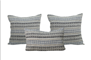 COZY  Mavi 3'lü Kırlent Takımı